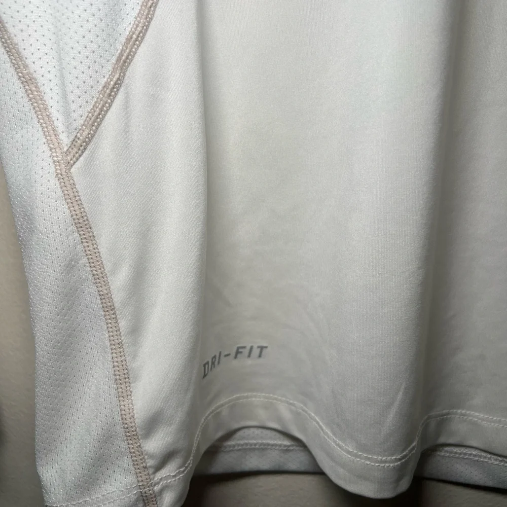 Nike Pro Combat White Long Sleeve Tee - Picture 3 of 5